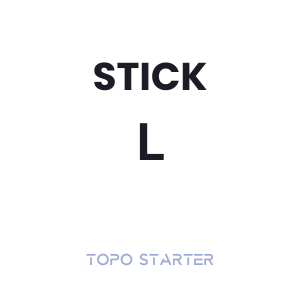 Stick Größe L